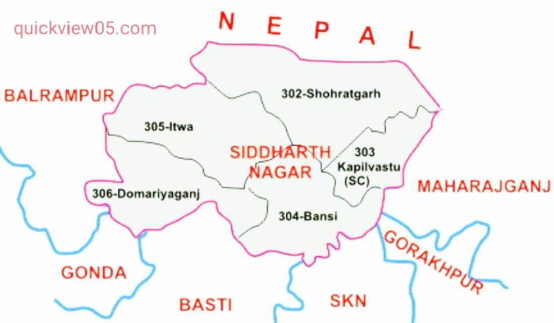 Siddharthnagar Tehsil Map - vrogue.co